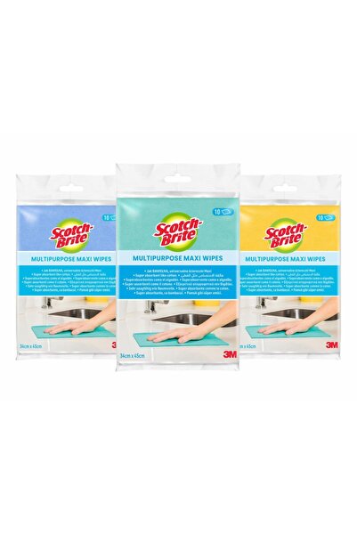 Scotch Brite Lavete universale 3M Maxi Scotch-Brite, 10 lavete/pachet (de un ...