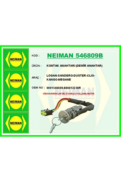 BESCHER Gldisptm Contact Key Logan-Sandero-Duster-Clio-Go-Megane Contact Key ...