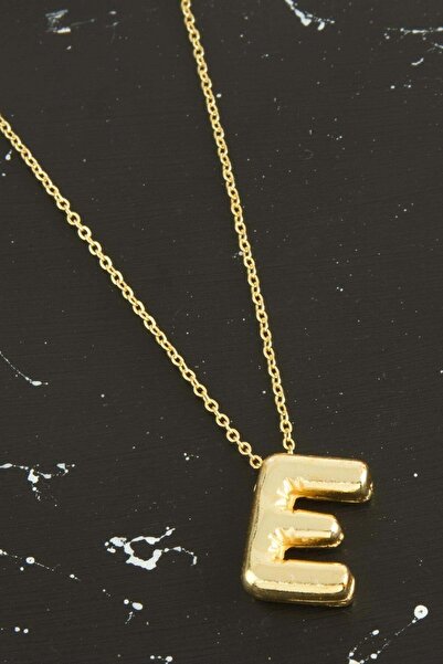ZERO LAND Gldisptm Letter E Balloon Necklace (170245) - Yellow