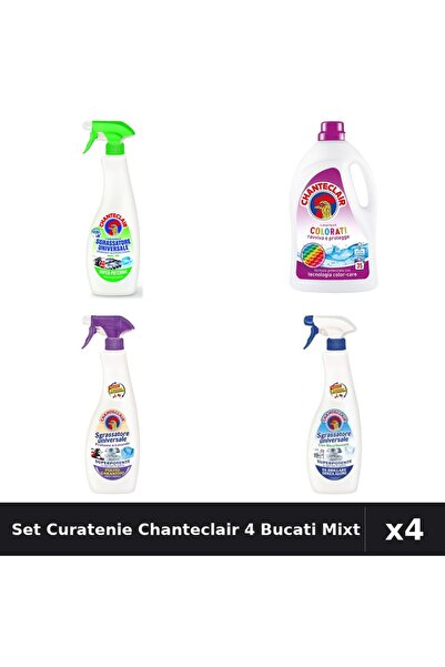 Chanteclair Set 4 Degresant Universal și Detergent - 600ml, 1575ml 35 Spalari...