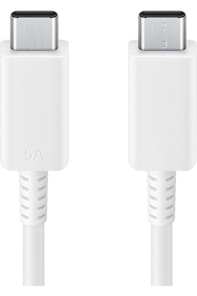 Samsung Καλώδιο USB 2.0 USB-C Αρσενικό - USB-C Λευκό 1.8μ EP-DX510JWEGWW