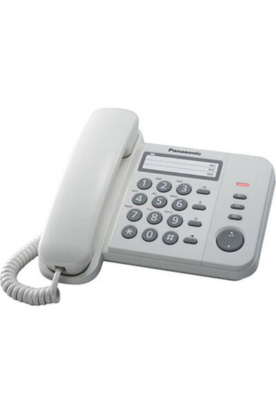 PANASONIC KX-TS520EX2 Ενσύρματο Τηλέφωνο Γραφείου Λευκό KX-TS520EX2W