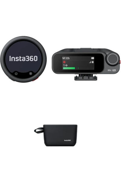 Insta360 Pro 1 TX+1 RX Ασύρματο Δυναμικό Μικρόφωνο Πέτου για Κινητά