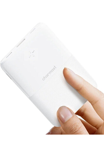 Charmast W1150 S12W Power Bank 10000mAh 20W με θύρα USB-A και θύρα USB-C Λευκό
