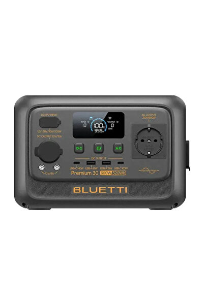 Bluetti Premium 30 V2 Σταθμός Ενέργειας με χωρητικότητα 320Wh (P-PR30V2-EU-GY...