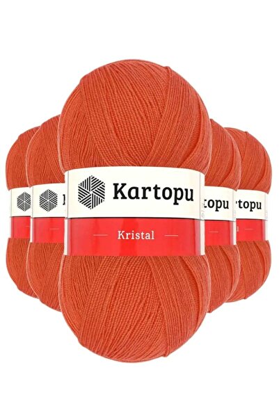 atastore2017 5 Pieces of Crystal Double Layered Hand Knitted Fiber Yarn Citru...