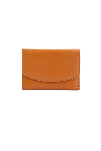 Posete Fagaras Ada Leather Wallet - Orange, Genuine Leather Wallet , Women's ...