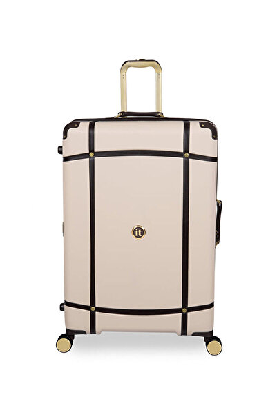 IT LUGGAGE İtluggage Ekru Büyük Boy Çekçekli Sert Valiz Superiority