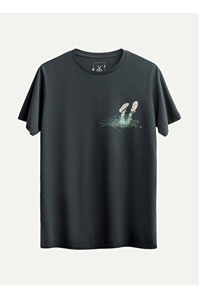 KAFT Unisex Regular Fit Tasarım T-Shirt - Im Underwater