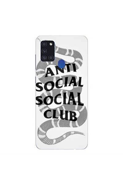 Other Samsung A21S Social club Transparent Silicone TPU Θήκη
