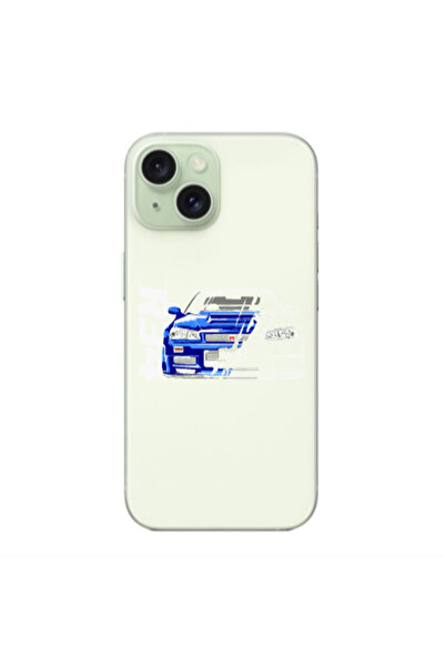 Other Apple iPhone 15 Plus Blue R34 Transparent Silicone TPU Θήκη