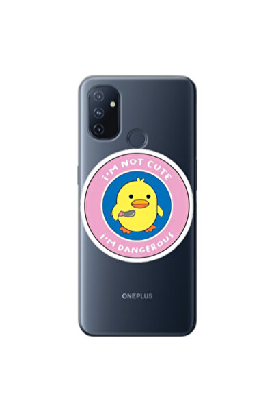 Other Oneplus Nord 100 I m dangerus Transparent Silicone TPU Θήκη