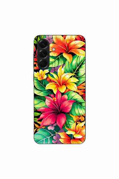 OEM Θήκη συμβατή με Samsung Galaxy A36 από σιλικόνη gel TPU με σχέδιο κρίνος