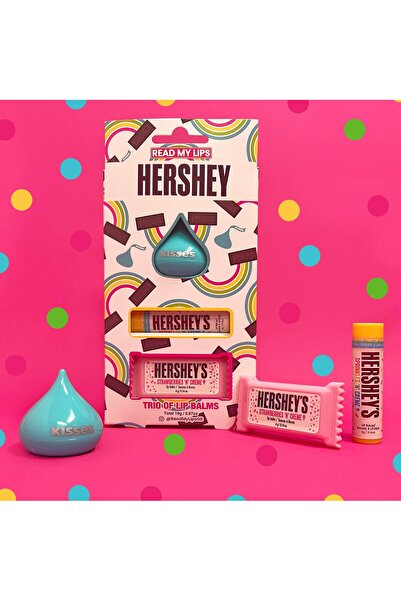read my lips RML Hersheys Top Bottom Set of 3 Chocolate Flavored Lip Balms – ...