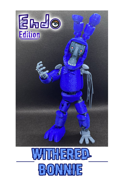 Modellio3D Five Nights at Freddy’s Withered Bonnie 23 cm Pozlanabilir Figür