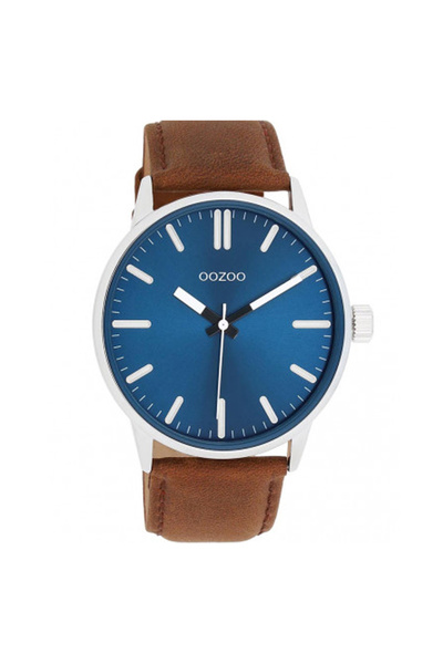 Oozoo Ρολόι Ανδρικό Brown Leather Strap C11400