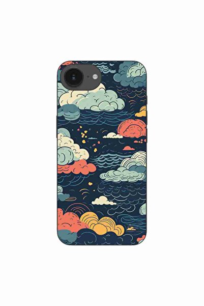 OEM Husa compatibila cu Apple iPhone 16e Silicon Gel Tpu Model Mystic Night Sky