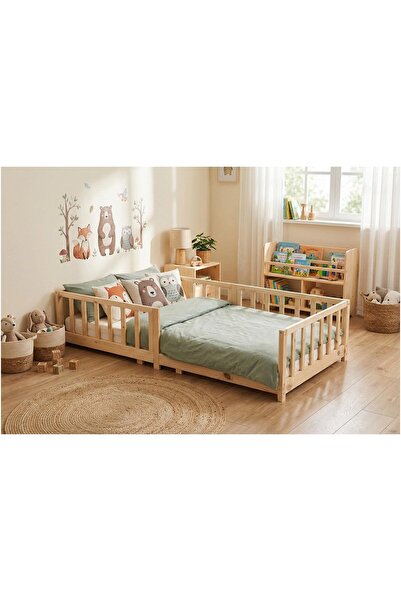 Baby Plus Montessori Çatısız Karyola 90x190 cm
