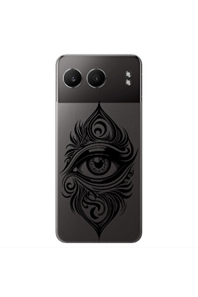 Other Oneplus Nord 4 Eye patterned drawing Transparent Silicone TPU Θήκη