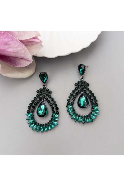 MOONGLOW ACCESSORIES Green Wish Earrings