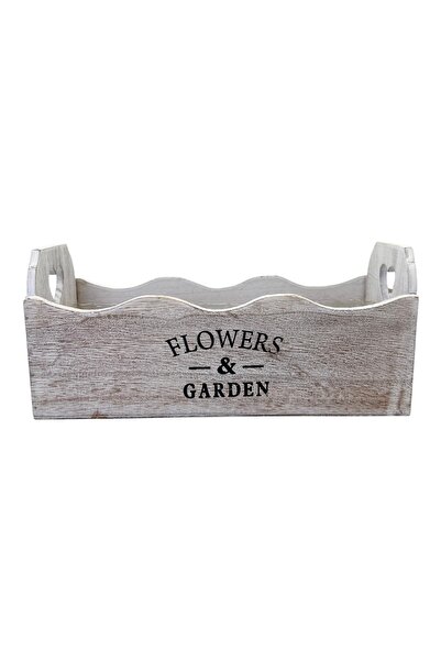 AFO Rectangular Basket Type Planter Waves Flowers and Garden