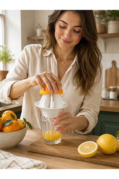 By Selen Suyolcu Portable Manual Citrus Juicer Cup Compatible Orange Lemon Sq...