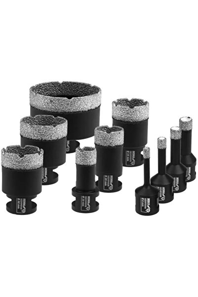DEDRA EXIM Diamond core bit Top Bottom Set 6,8,10,12,20,28,35,40,45,68mm, dri...
