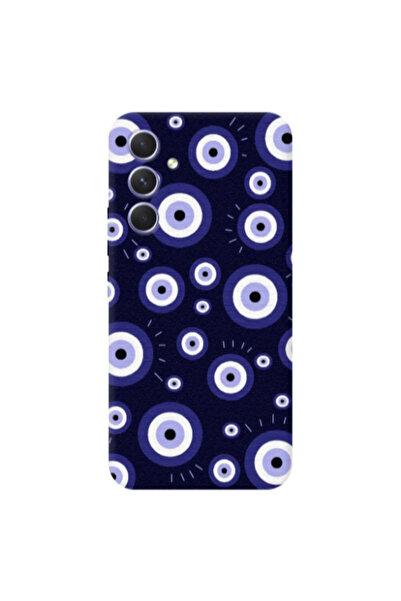 Other Samsung S25 PLUS Purple evil eye bead Transparent Silicone TPU Θήκη