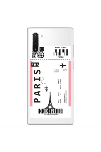 Other Samsung Note 10 Plus Paris FRA Transparent Silicone TPU Θήκη