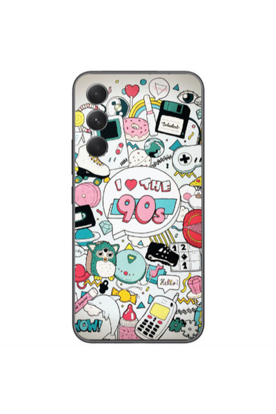 Other Samsung Galaxy A05s i love 90s Transparent Silicone TPU Θήκη