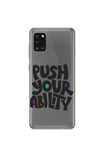 Other Samsung A31 Push Your Ability Transparent Silicone TPU Θήκη