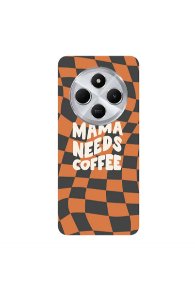 Other Xiaomi Redmi 14c Mama needs coffee Transparent Silicone TPU Θήκη