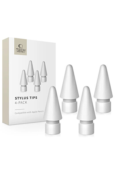 Tech-Protect Stylus Tips 4-Pack Apple Pencil – White