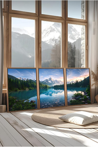 alphobitasarım O fereastră uriașă pe peretele tău - Tablou decorativ de peret...