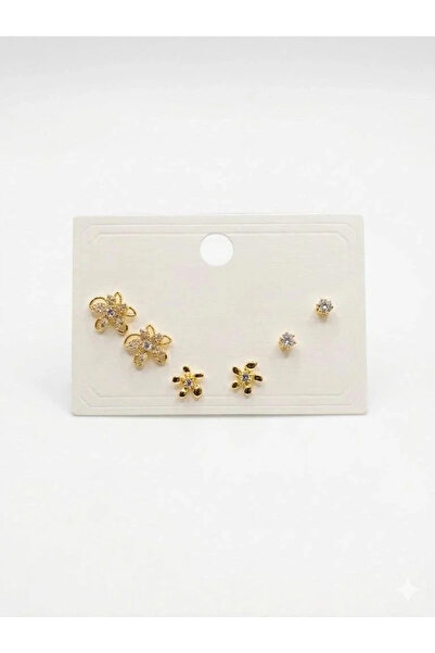 Marsilyan Nvdn- Ieg - Six-Piece Earrings with Floral Detail Iegrs-Nvdn1