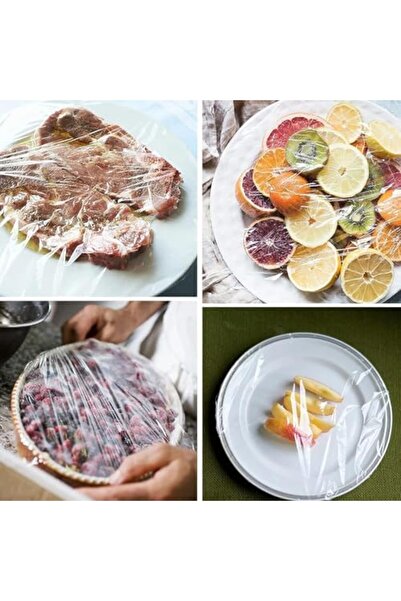 Yıldızan Terra Organik 300 Pieces Plate Covers Pots Food Fruit Vegetable Stor...