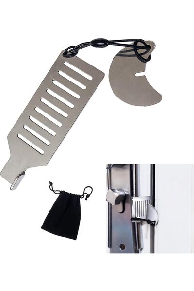 Yıldızan Terra Organic Door Lock, Portable Door Lock, No Drilling Required Ho...