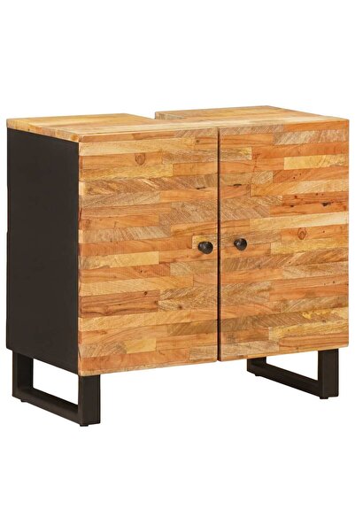 vidaxl Dulap pentru Chiuveta de Baie cu ușă 62 x 33 x 58 cm