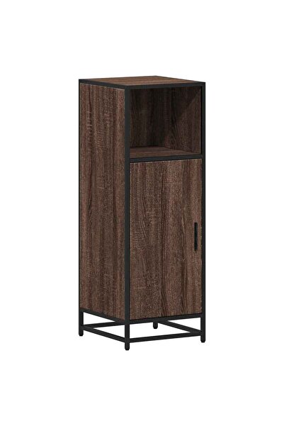 vidaxl Dulap de baie, stejar maro, 35x37,5x100 cm, lemn prelucrat