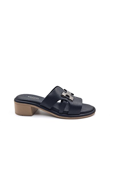 RACHELMILANO Genuine Leather Soft Leather Soft Sole Women's 4 cm Low Heel Bla...