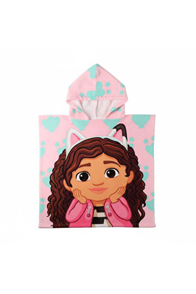 Gabby's Dollhouse Polyester poncho towel, Gabby's Dollhouse, 53x112 cm
