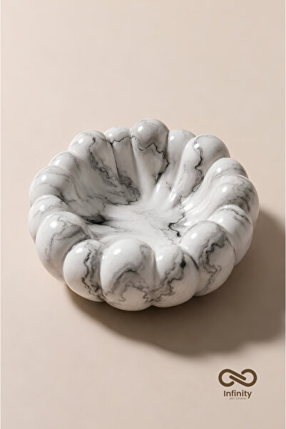 Infinity Art Studio Mineral Concrete Bubble Nordic Bowl Jewelry Keychain Orga...