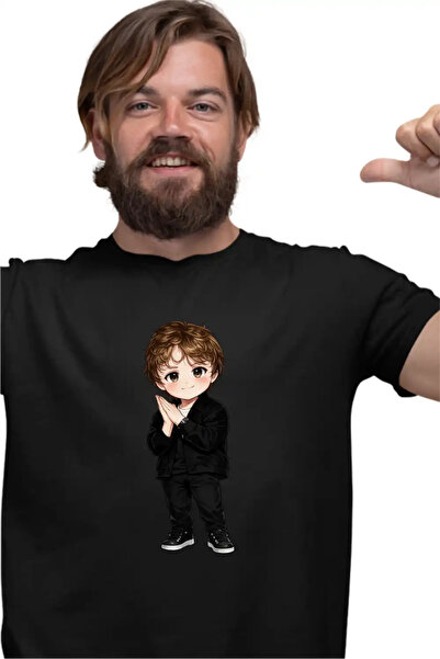 OEM Tricou Barbati Lewis Capaldi Chibi Cartoon