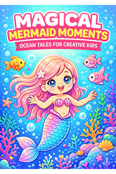 Jüpiter Çocuk Yayınları Deniz Kızı Boyama Kitabı | Magical Mermaid Moments | ...