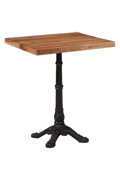 vidaxl Masă de bistro, 60 x 60 x 76 cm, lemn masiv de acacia