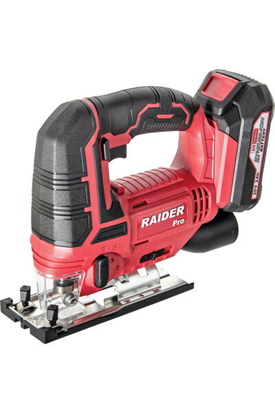 Raider R20 Pendulum saw 20V 80mm 1 x 2Ah RDP-SJS20 Top Bottom Set