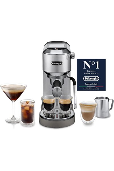 De'Longhi Dedica Duo EC890.M Manual Espresso & Cold Brew Coffee Machine with ...