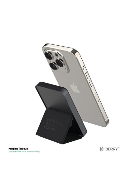 İBERRY MAGLINE B5000 WIRELESS 5.000 mAh Powerbank USB A TO 2 USB C Brands: