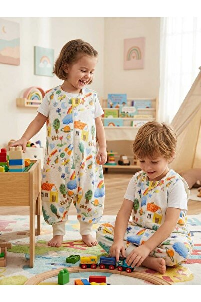 Wenaris Sleeveless Sleeping Bag 100% Natural Cotton Double Layer Flannel Spec...