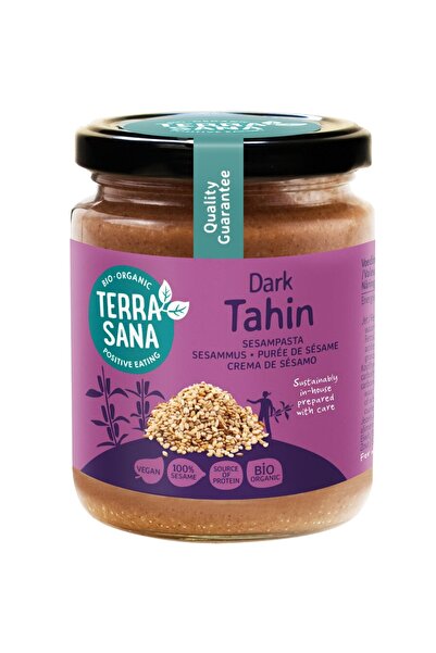 Terrasana Tahin negru - Pastă de susan 100% susan nedepărtat - 250 g